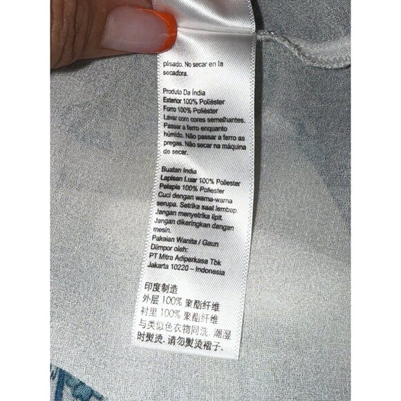 TopShop Women's V-Neck Pleated Assymetrical Hemline Maxi Dress Size 12 - Picture 14 of 16